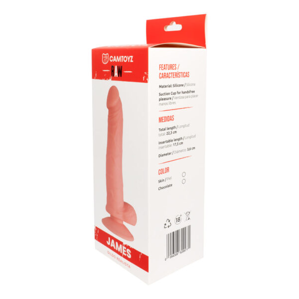 Dildo Realista James 22.3 cm - Imagen 5